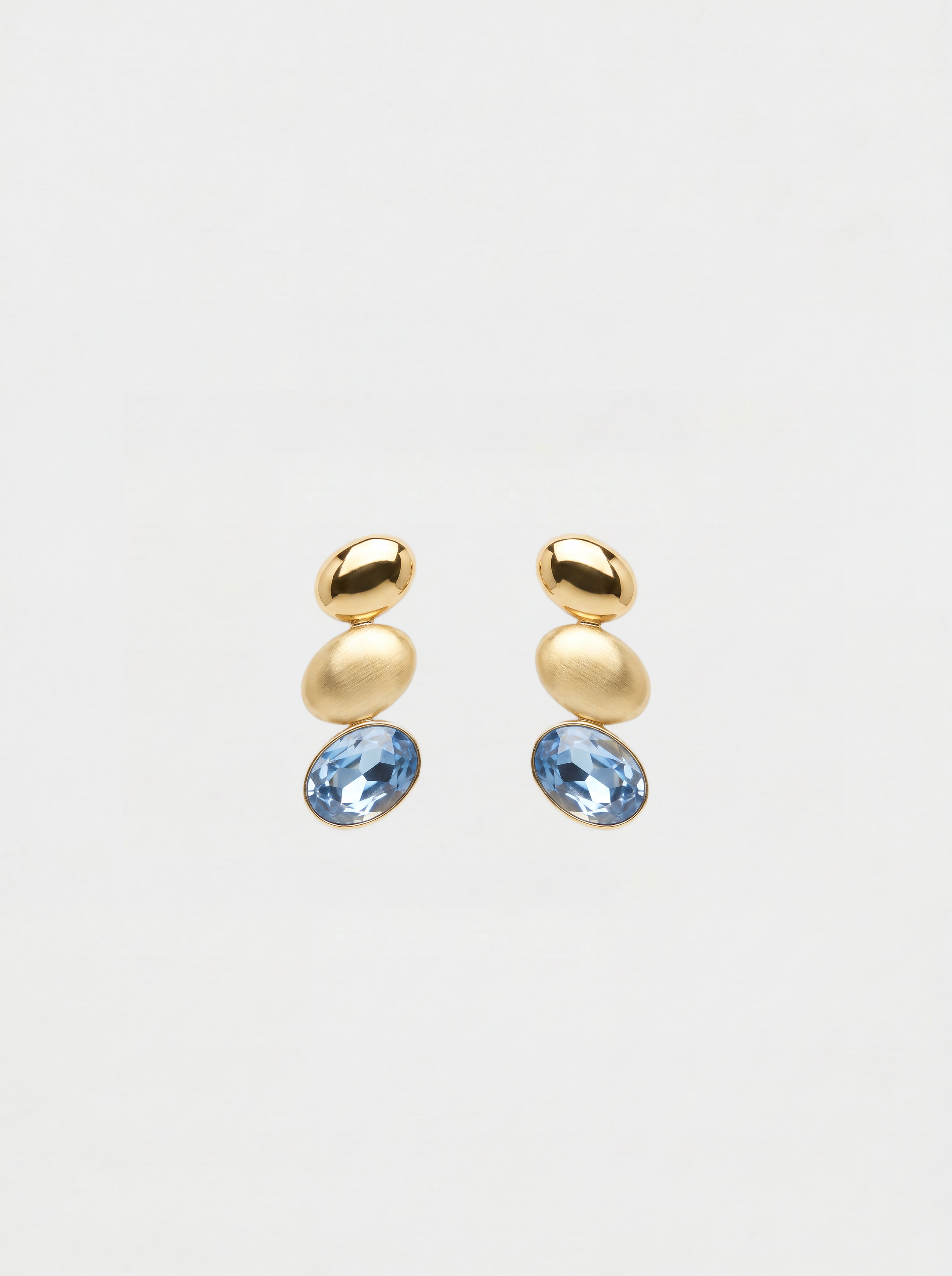 TRINITY EARRINGS IN HEAVENLY BLUE