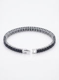 UNISEX STONE BRACELET - BLACK